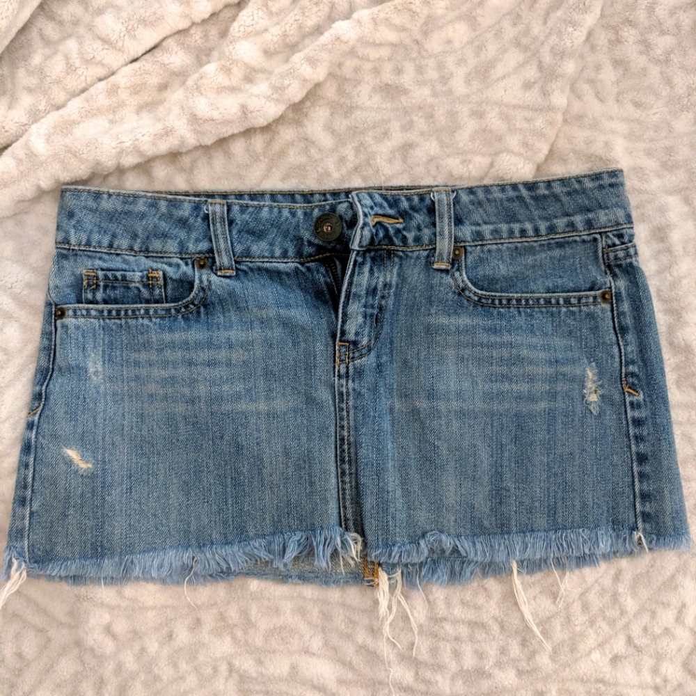 Nollie Jean mini skirt